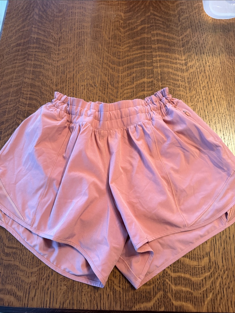 lululemon athletica women's rose pink athletic shorts